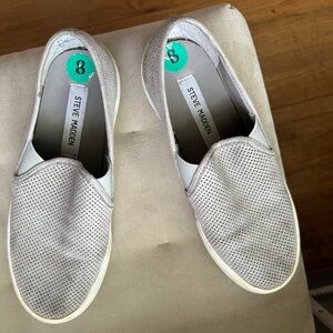 Steve Madden Gray Slip-On Sneakers